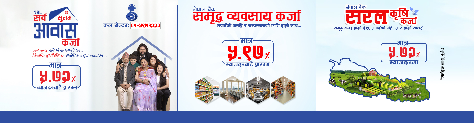 NBL Sarwasulabh, Samridhha & Saral Krishi Karja