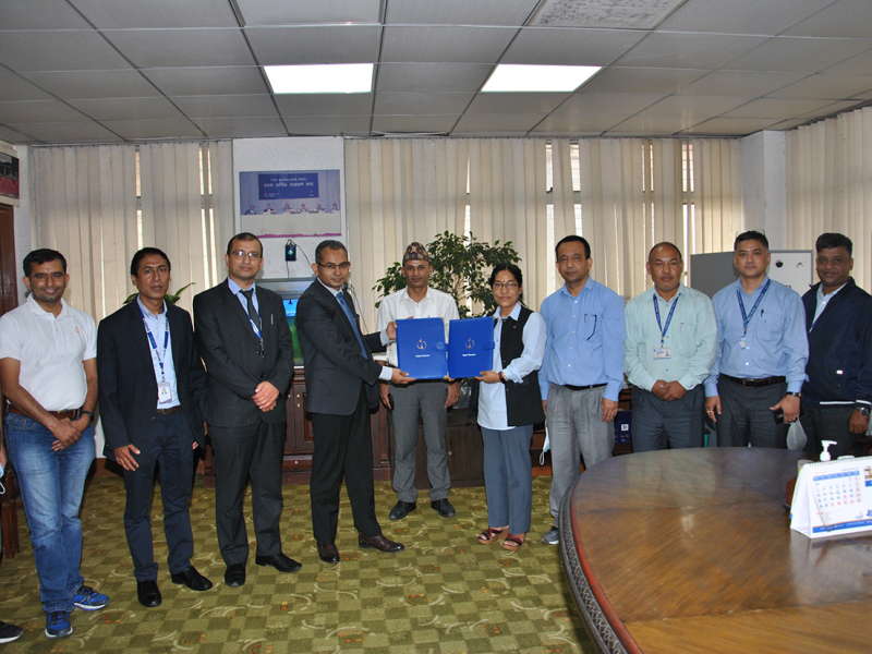 Nepal Telecom and Nepal Bank MOU regarding Deposit Product