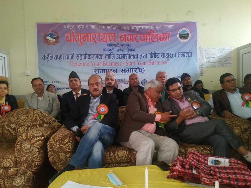 Press Release on Training Regarding Enterepreneurship and Financial Literacy at Nepal Engineering College, Bhaktapur