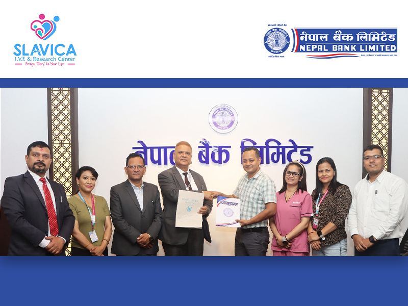 Press Release about   agreement with Slavica I.V.F. & Research Center, Sinamangal, Kathmandu for various discounts