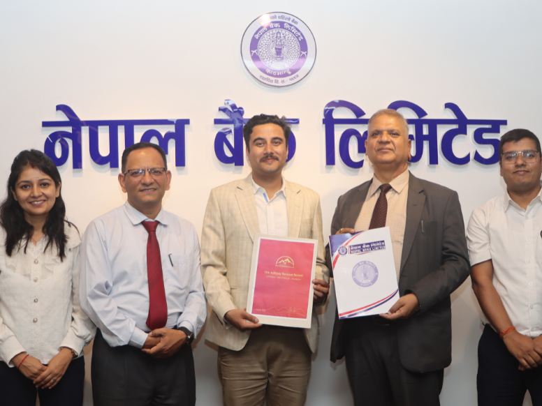 Press Release about agreement with Om Adhyaya Retreat Pvt Ltd