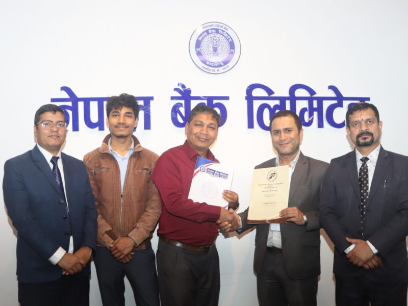 Press Release MOU between Nepal Bank Ltd & Taja Bakery Udyog